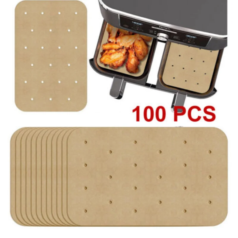 

100 Pieces Air Fryer Baking Paper Baking Pan Baking Nonstick