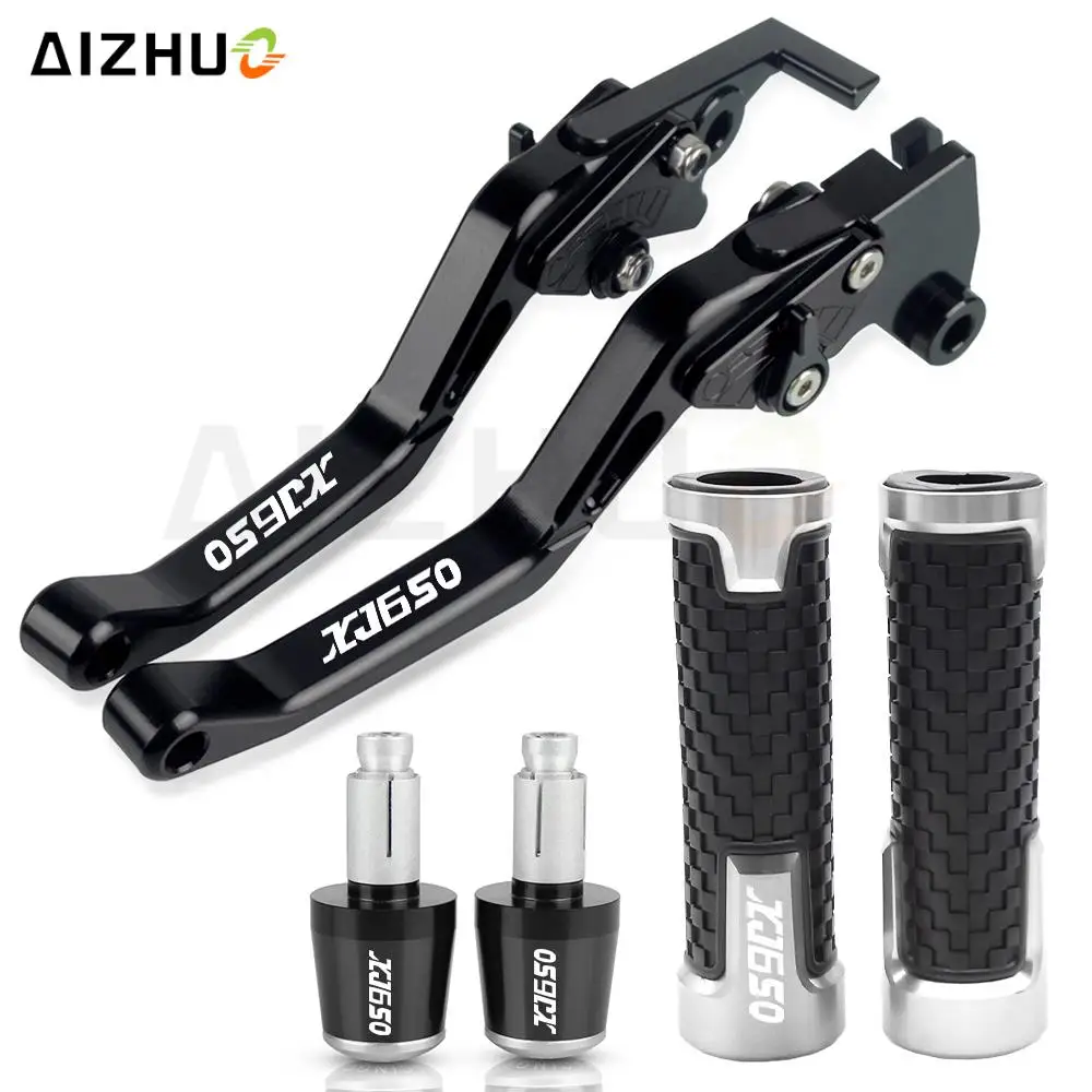 

Motorcycle CNC Aluminum Brake Clutch Levers Handlebar Hand Grips ends For YAMAHA XJ650 XJ-650 1980 1981 1982 1983 1984 1985