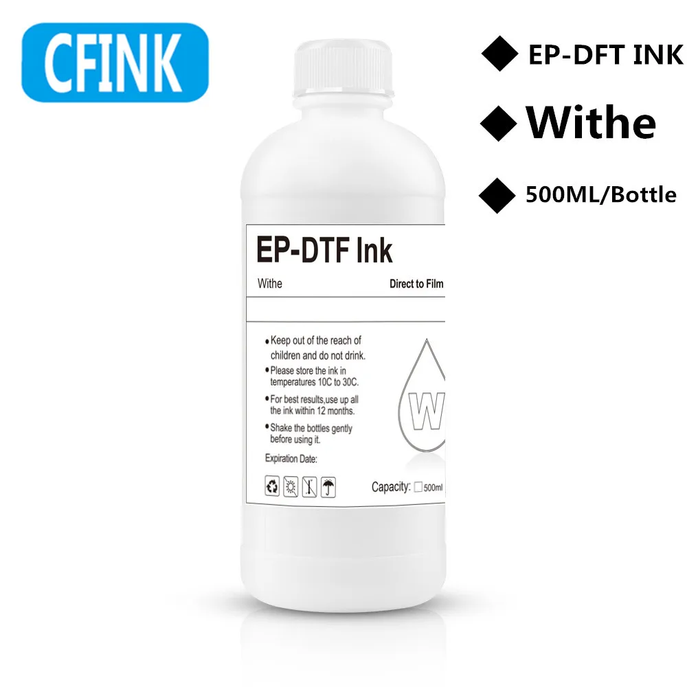 500 мл чернила DTF для Epson L800 L805 DX5 DX7 XP600 I3200 I4720 I5113 переводной пленки пленочный