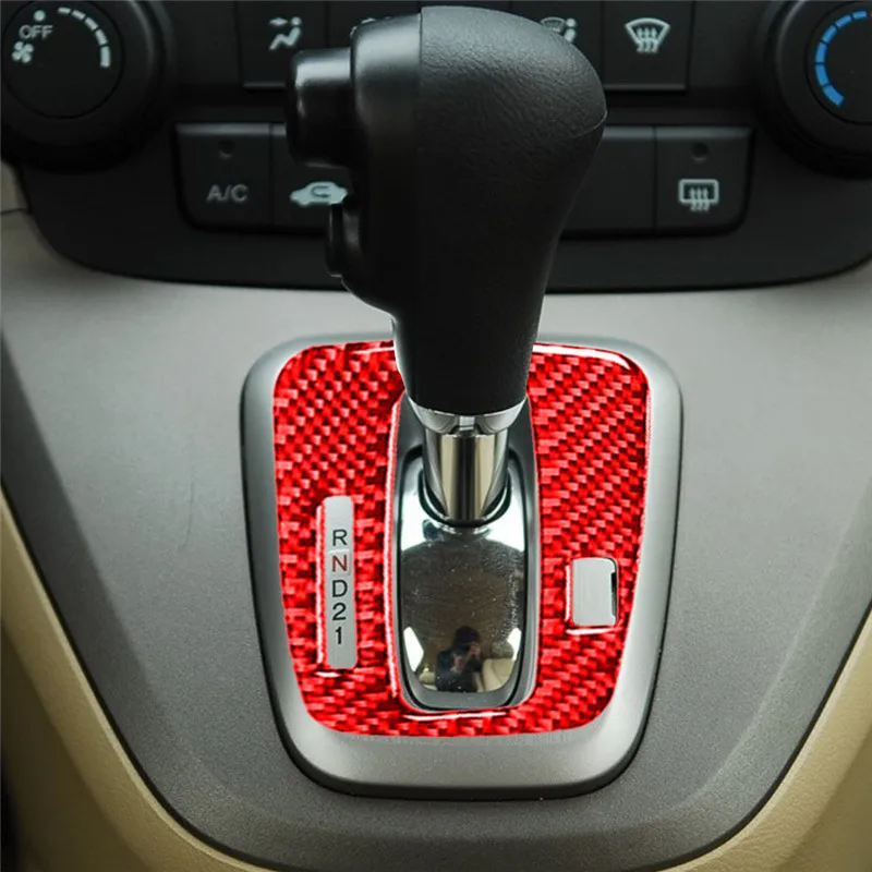

Carbon Fiber Stickers Gearbox Indicator Frame Car Interior Decorative Accessories For Honda CR-V CRV 2007 2008 2009 2010 2011
