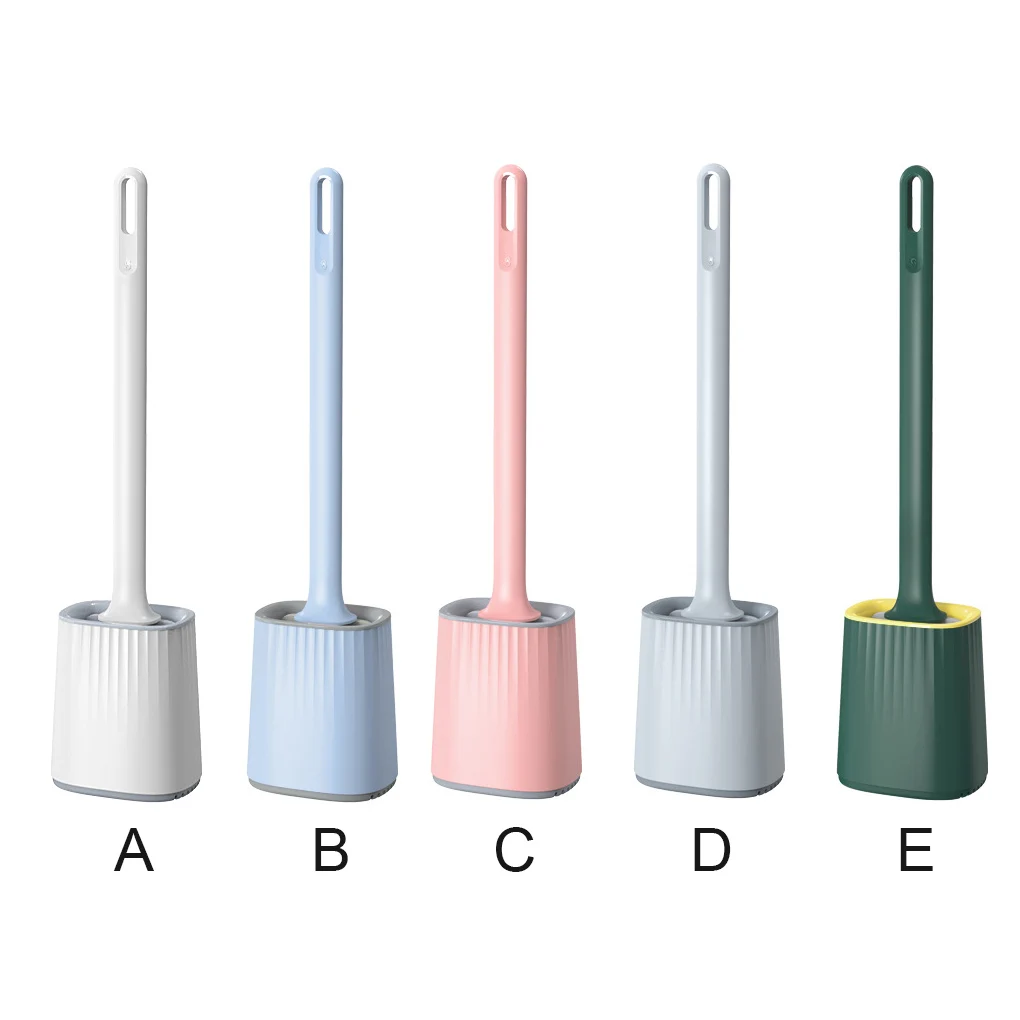 

Силиконовая щетка для унитаза, инструмент для быстрого слива и очистки, Настенная или напольная щетка для очистки, аксессуары для ванной ко...