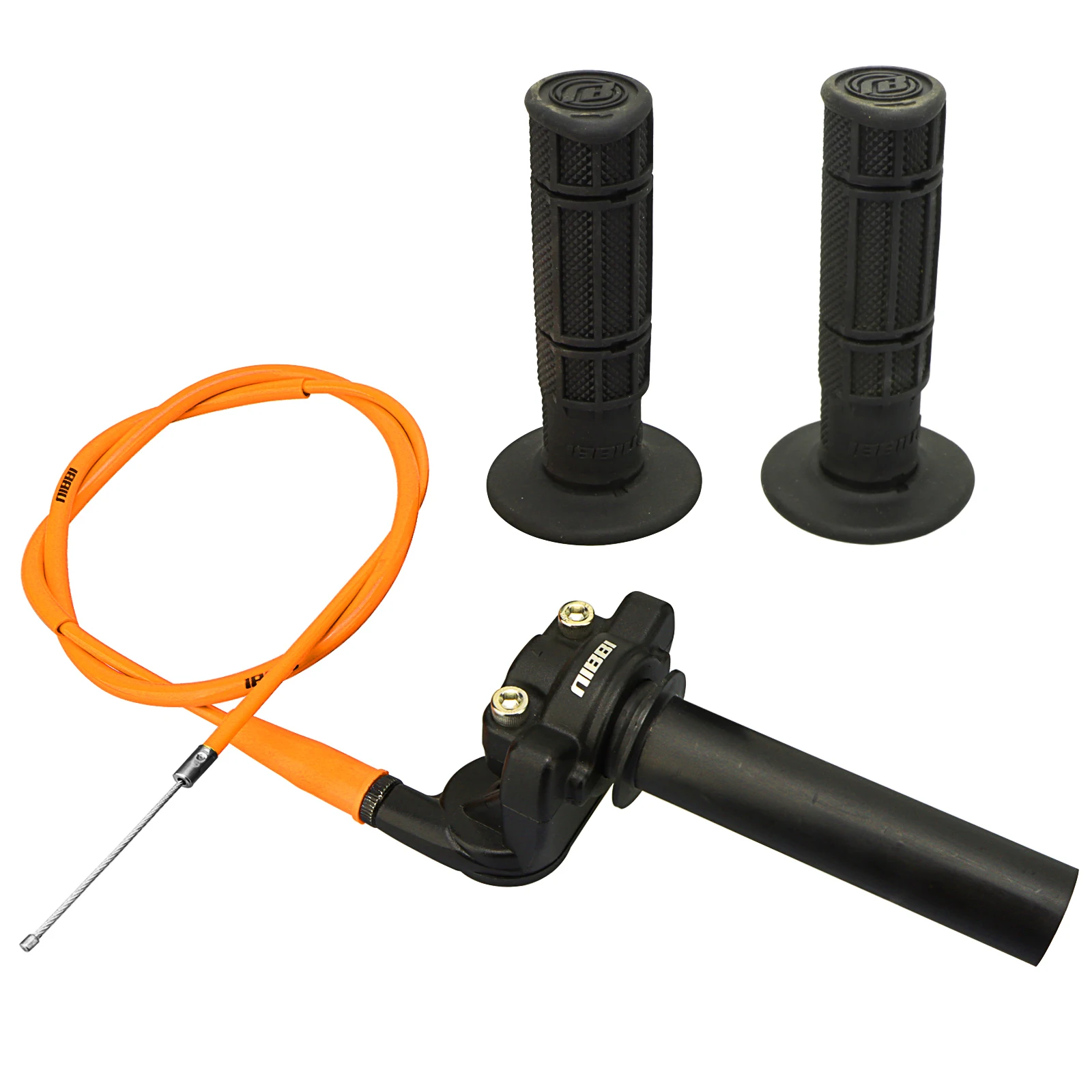 

NIBBI поворотная ручка дроссельной заслонки, велосипедные ручки для бездорожья с тросом дроссельной заслонки, ручка 22 мм в сборе, аксессуары для мотоциклов для мотокросса