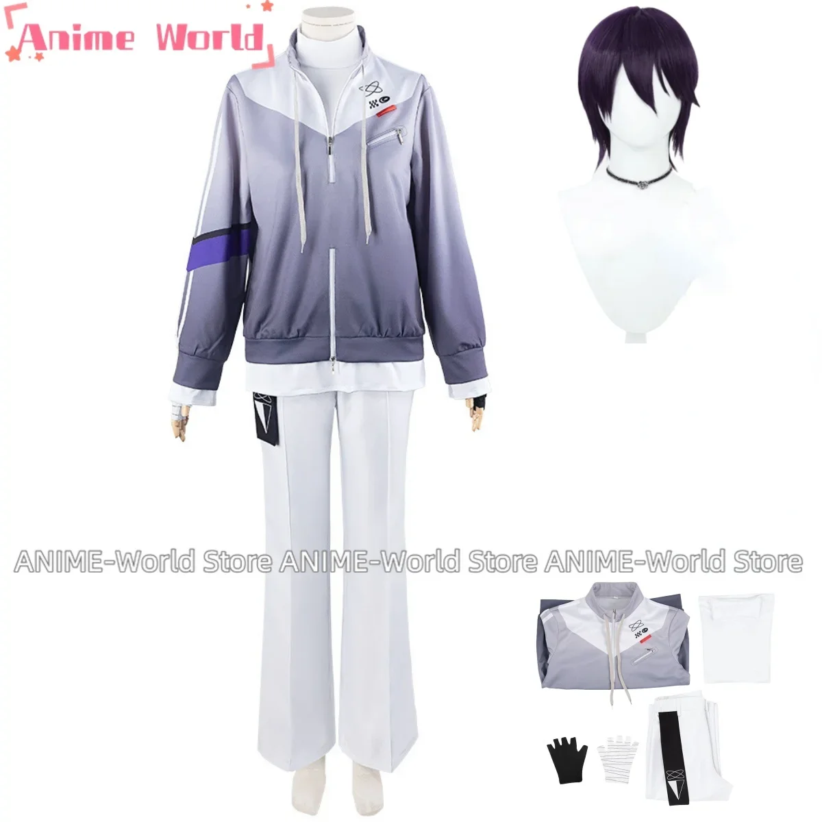Костюм для косплея аниме виртуальный Youtuber Vtuber Kenmochi Toya костюм спортивной униформы