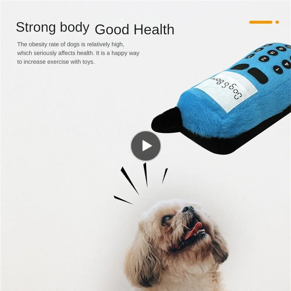 

Relieve Anxiety Mobile Phone Toys Super-soft Dog Toys Creative Grind Teeth Sound Pet Toys Pet Supplies