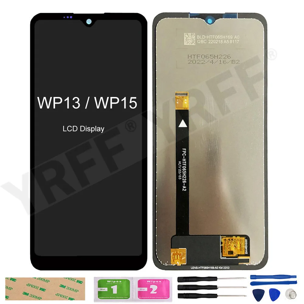 

For Oukitel WP13 lcd Screens For Oukitel WP15 LCD Display+Touch Screen Digitizer Assembly 6.52 inch Panel Replacement +tools