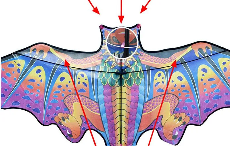 free shipping 6pcs/lot dragon kite wholesale toys fly kites children factory weifang eagle | Kites &amp Accessories