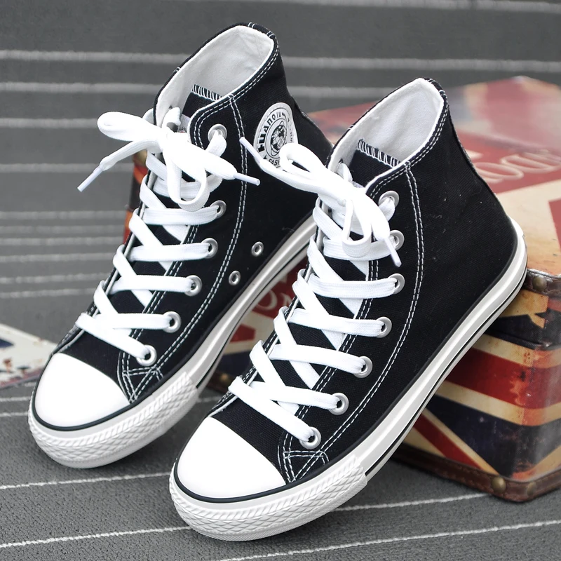 

Chinese brand high quality multifunctional canvas shoes women's shoes casual fashion cloth shoes high top shoes men's shoes