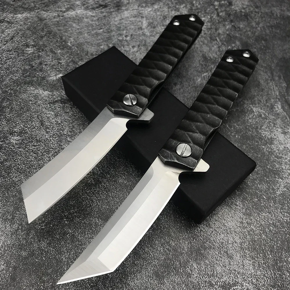 Тактические Складные Карманные Ножи 5Cr13Mov Tanto-Blade 420 Нержавеющая Сталь Ручка Для