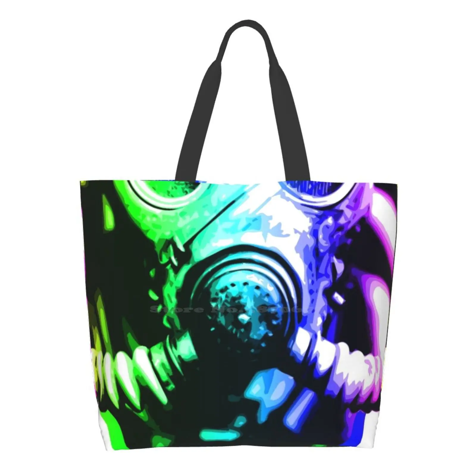 

ТОКСИЧНАЯ жизнь-апокалипсис-Радуга. Женская Повседневная Сумка-тоут, многоразовый вместительный токсичный антигаз Apocalypse зомби финал