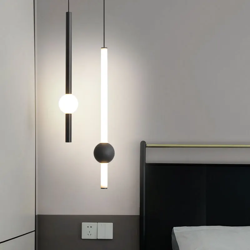 Nordic LED подвесные светильники для спальни прикроватный светильник гостиной AC 220 V