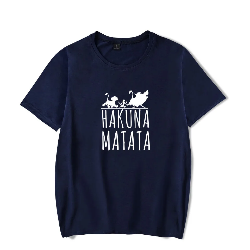 The Lion King Simba Hakuna Matata t shirt top quality fashion harajuku t-shirt casual t shirts brand clothes