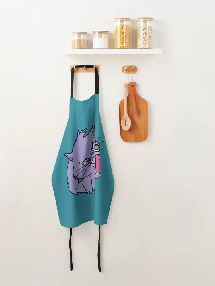 Yzma Cat с ядом фартук для бутылки женское платье кухонный шеф-повара