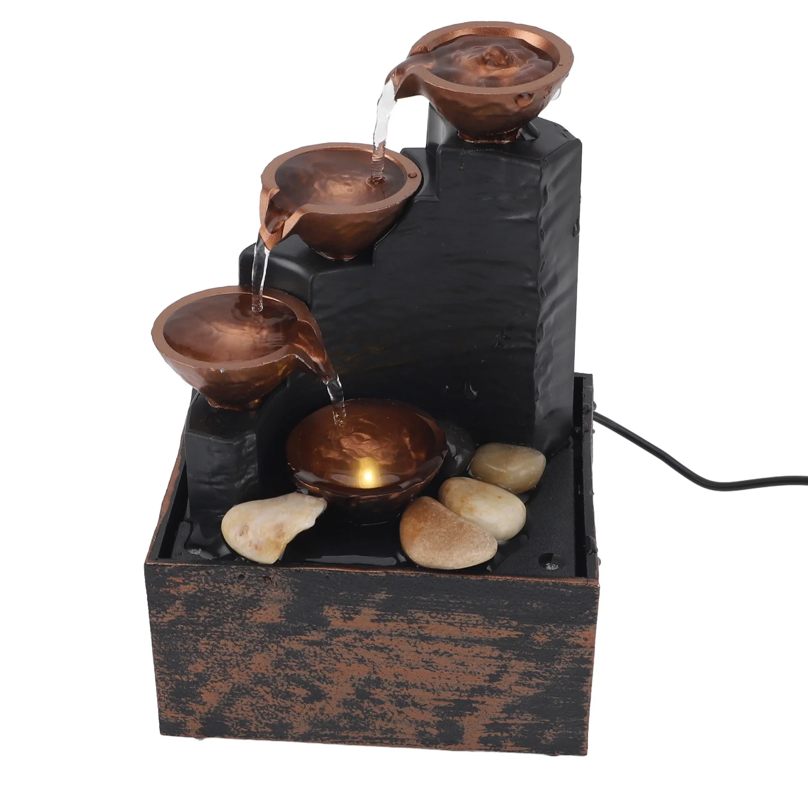 USB настольный фонтан для воды богатство привлечение фэн-шуй украшения проточных