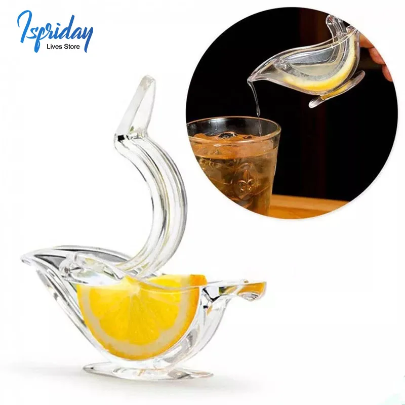 

Manual Juice Squeezer Acrylic Lemon Clip Hand Pressure Juicer Pomegranate Orange Lemon Sugar Juice Kitchen Bar Fruit Tool