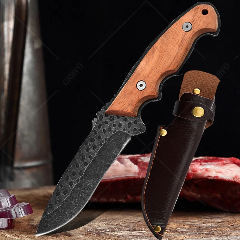 Кухонный нож из нержавеющей стали резец для мяса барбекю