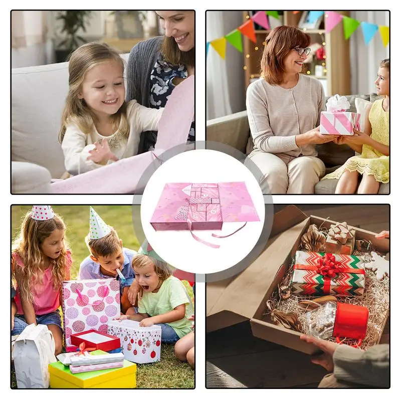 Рождественский адвент-календарь пустые коробки коробка конфет рождественские