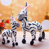 cute funny madagascar horse lovely stuffed animal zebra doll plush toy gifts for kids