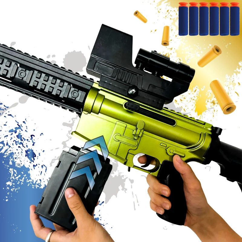 Штурмовая винтовка M416 HK416 с мягкими пулями в виде снайпера