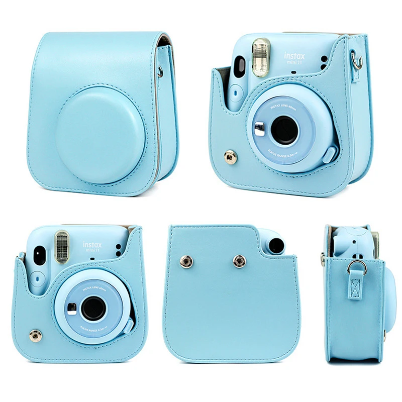 Для Fujifilm чехол для камеры Polaroid с плечевым ремнем Instax Mini 11 из искусственной кожи
