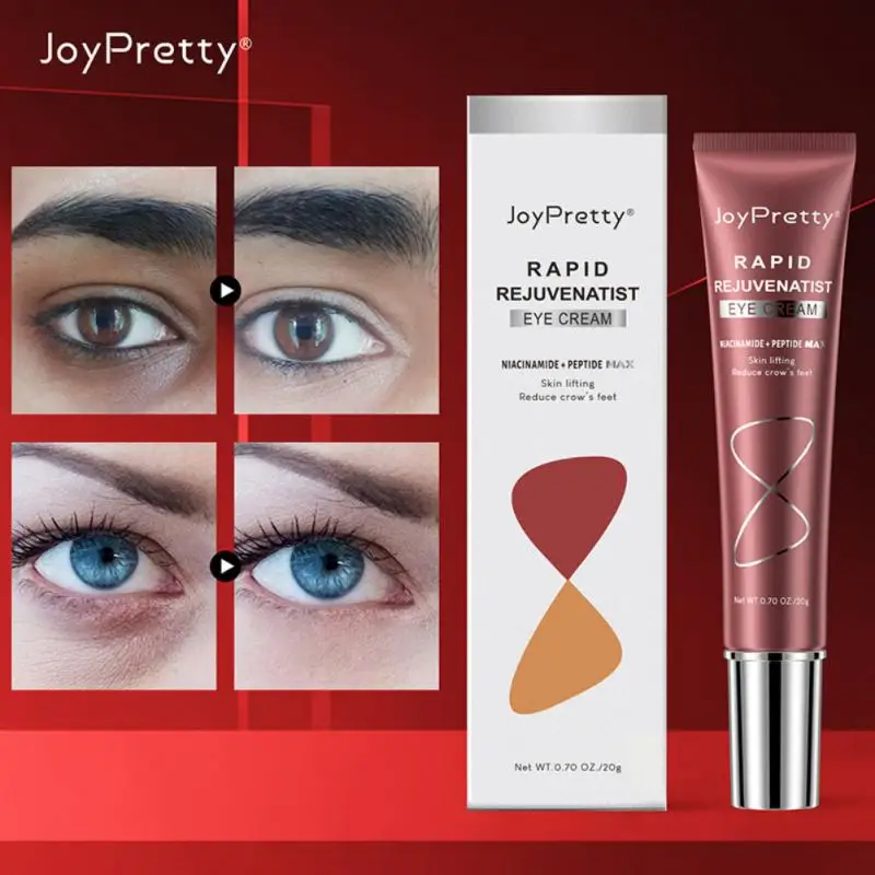 

JoyPretty Anti Aging Eye Cream Remove Dark Circles Eye Bags Fade Fine Lines Eye Serum Moisturizing Brighten Lift Firm Skin Care