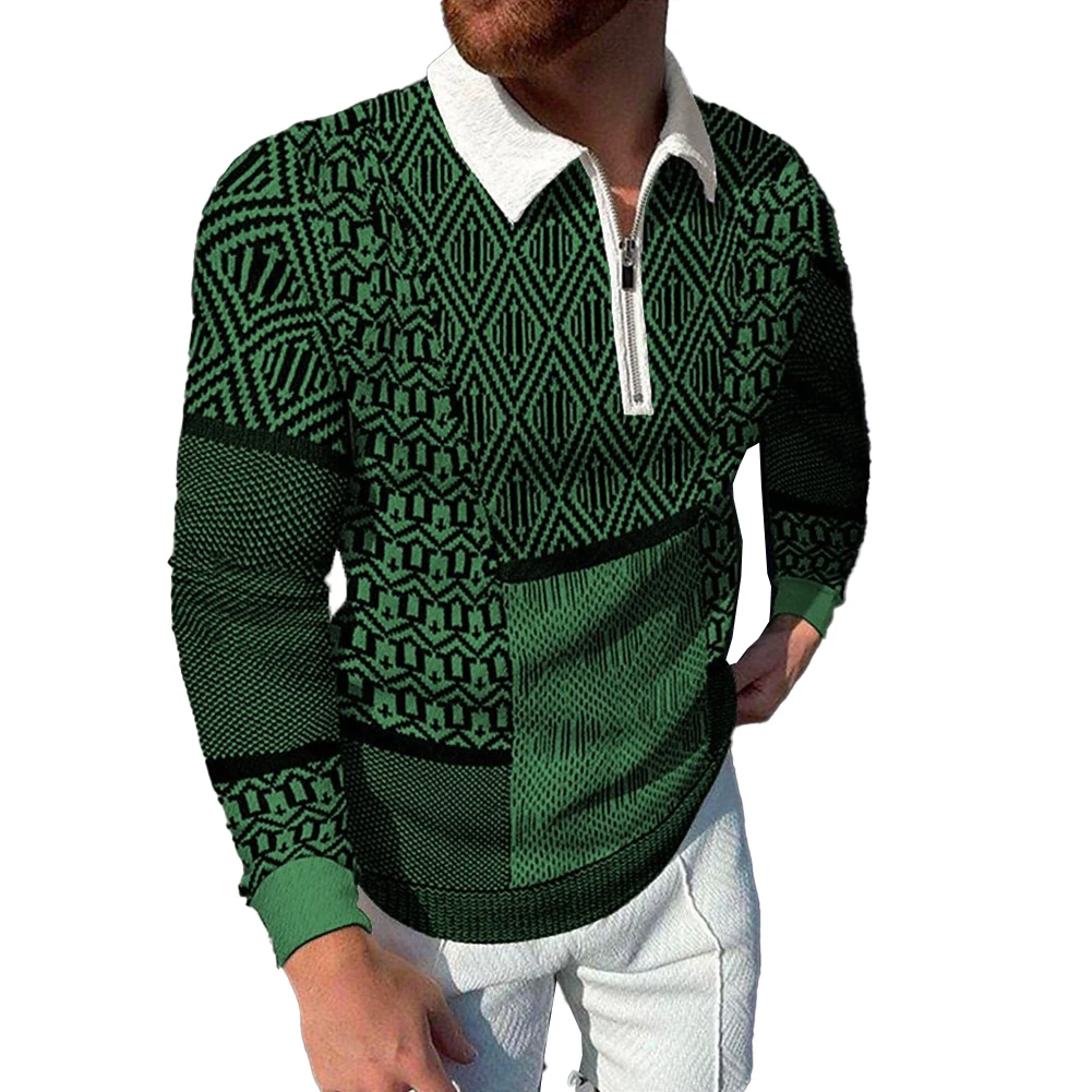 

Мужская футболка с длинным рукавом и принтом, Повседневная облегающая Спортивная футболка на молнии, топы для мышц, футболка, Новинка весна-осень 2023, мужская одежда