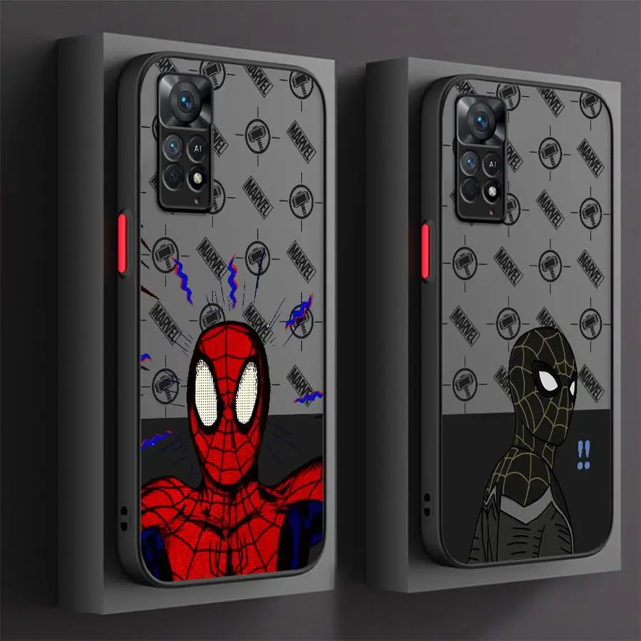 Marvel Spider Man Cool Phone Case for Xiaomi Mi 14 13 Lite 11 12T Pro 11T 9T 12X 12 10T Matte Cover