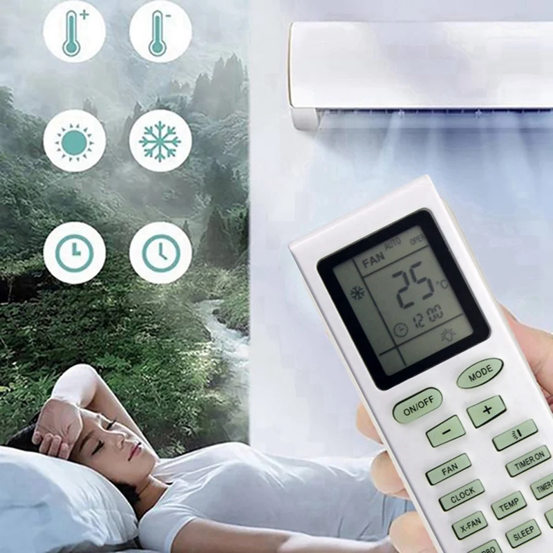 YB1FA Replace AC Remote For Inventor/Gree/Carrier/Sinclair Air Conditioner YB1F2 YB1F2F YB1FAF YBOF YBOF2 Y502K Parts