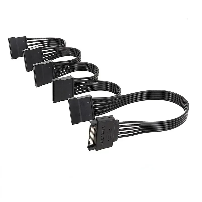 8AWG Sata 15PIN удлинительный кабель 15Pin для разветвителя игрового компьютера жесткие