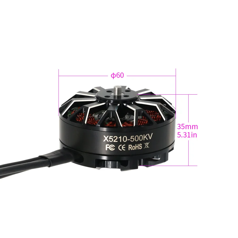 4 шт. UAngle X5210 5210 340KV 500KV водонепроницаемые детали бесщеточного двигателя для FPV