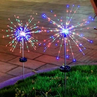 180 led night lights outdoor solar fireworks light string waterproof fairy garland garden lawn street decoration lighting lamp