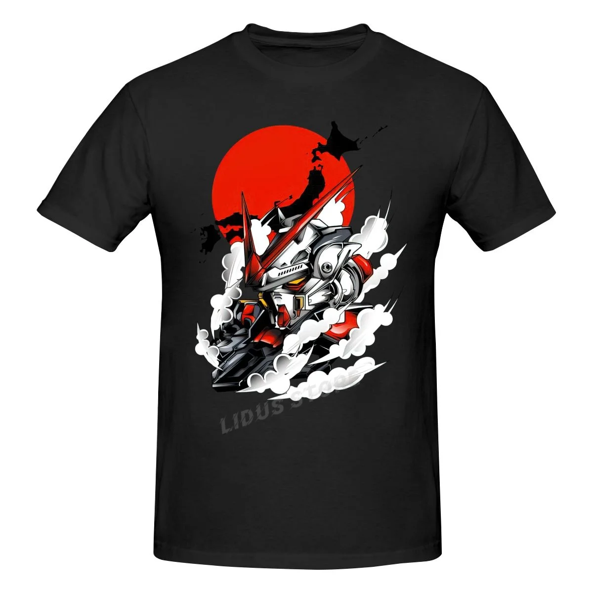 

Japanese Anime Gundam ASTRAY RED FRAME BUST F-12 T shirt Harajuku Clothing Short Sleeve Cotton Streetwear Graphic Tshirt Tees