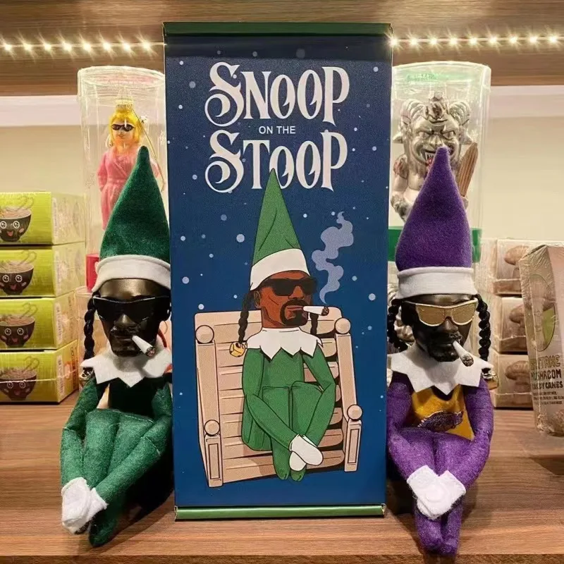 

Snoop on A Stoop Christmas Elf Doll Spy on A Bent Christmas Elf Doll Home Decoration New Year Christmas Gift Toy