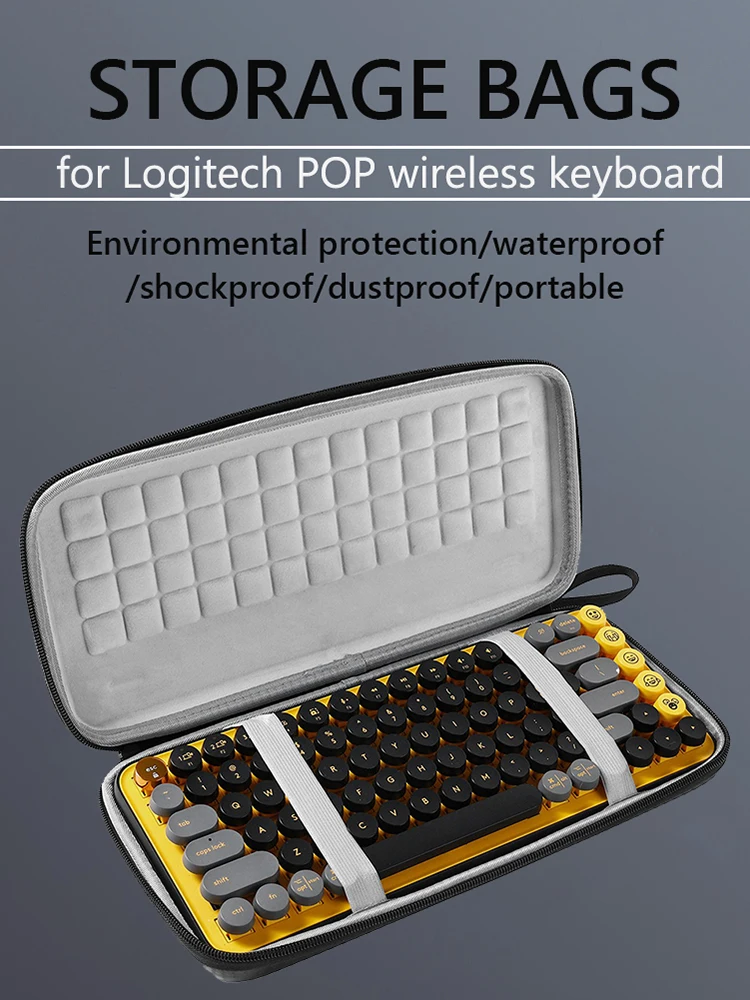 Сумка для хранения механической клавиатуры с твердым корпусом Logitech POP Keys