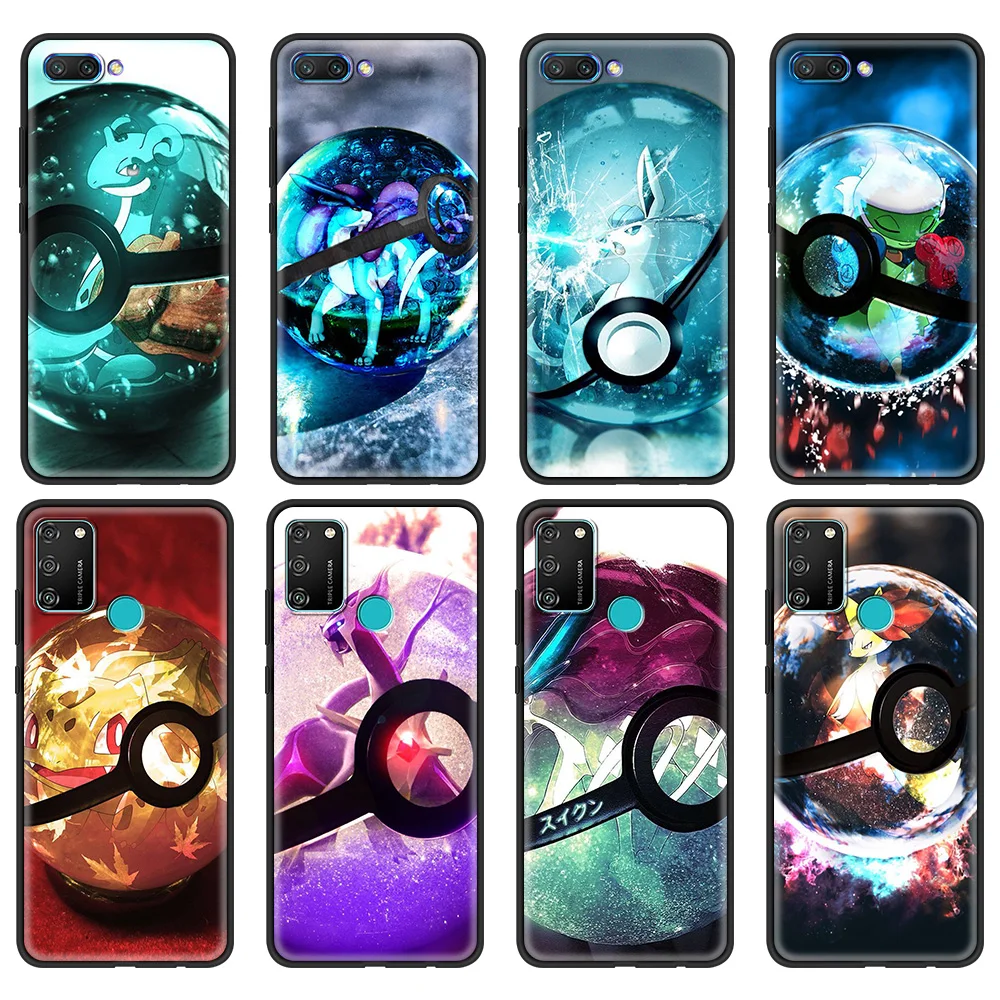 

Pokemon Fashion Phone Case For Honor 50 20 Pro 20i 10i 10 9 Lite 8X 8A 7A 7X Shell Huawei Y6p Y9s Y7a Y6 Y7 Y9 2019 Soft Cover