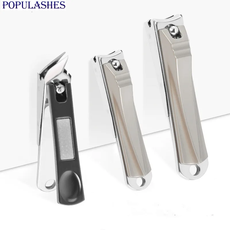 

Anti-splash Nail Clippers Stainless Steel Positive Oblique Toenail Manicure Clipper Tool Portable Household Pedicure Custom Logo