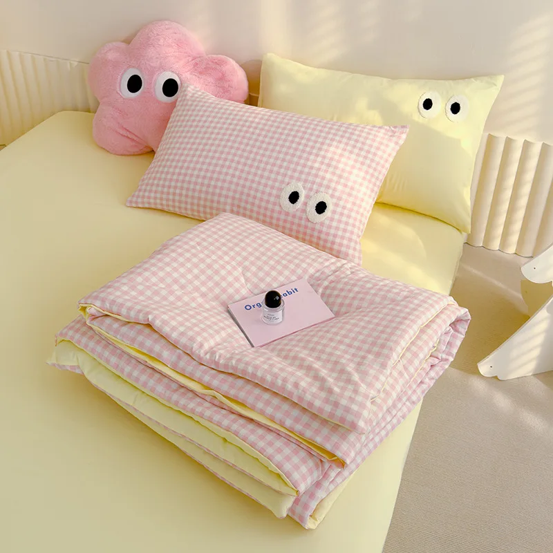 Летнее одеяло для мамы и ребенка дышащее льняное легкое охлаждающее общежития