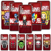 marvel hero phone case for samsung galaxy a51 a71 a41 a31 a11 a01 a72 a52 a42 a32 a22silicone tpu cover