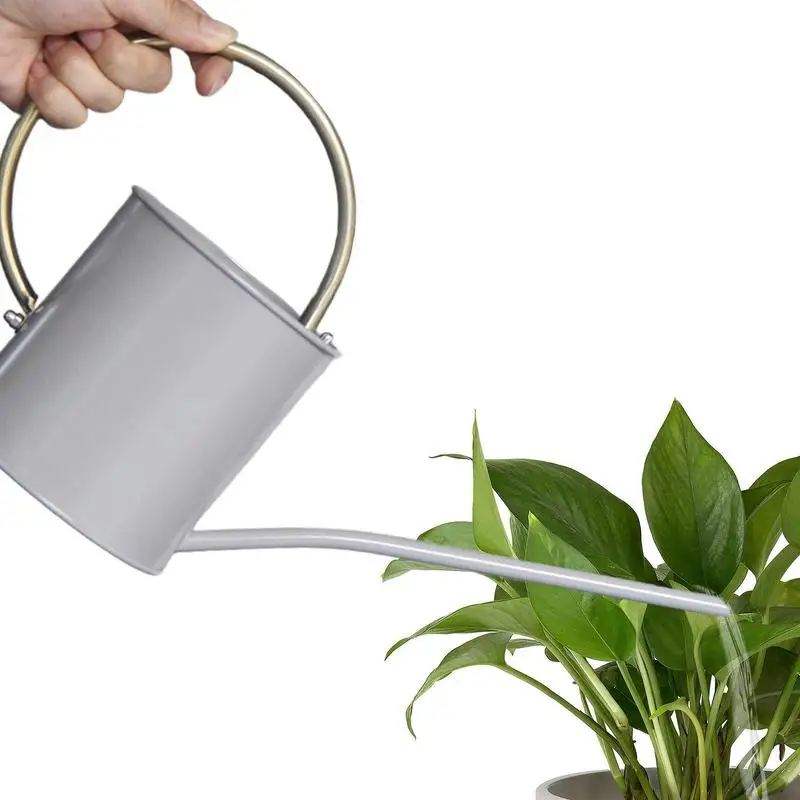 

Горшок для полива сада из нержавеющей стали с длинным носиком, 37 унций/л