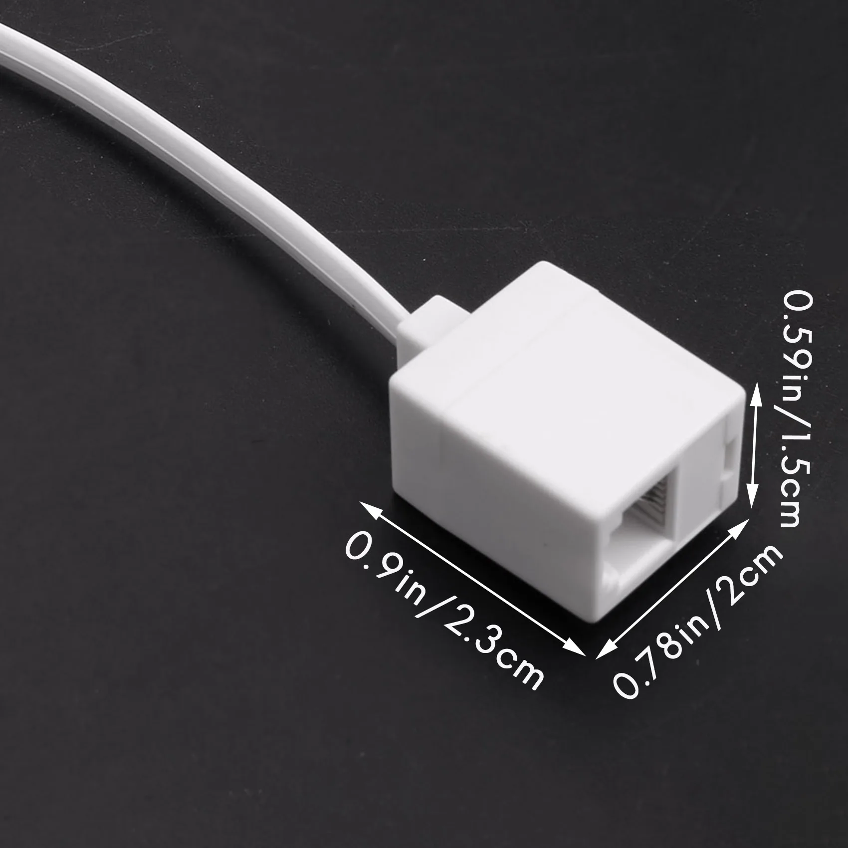 2 разъема 8P4C / RJ45 male RJ11 6P4C к гнезду M F адаптер телефонный Ethernet