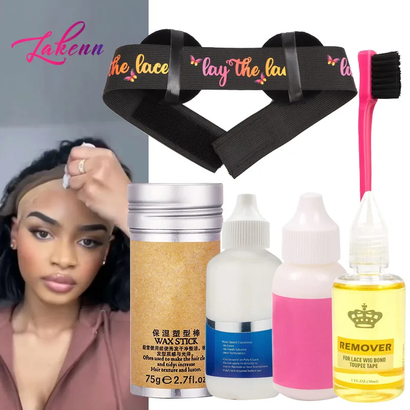 Wax Stick Hair Lace Parrucca Colla Colla Impermeabile Remover Per Parrucche Parrucca Fascia Per Parrucca Kit Di Installazione Parrucca Set Accessori P