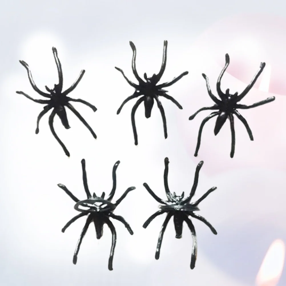 

144PCS Spider Rings Creepy Crawly Finger Spider Ring Trick or Treat Toys Gifts for Kids Costume Accessories Favor