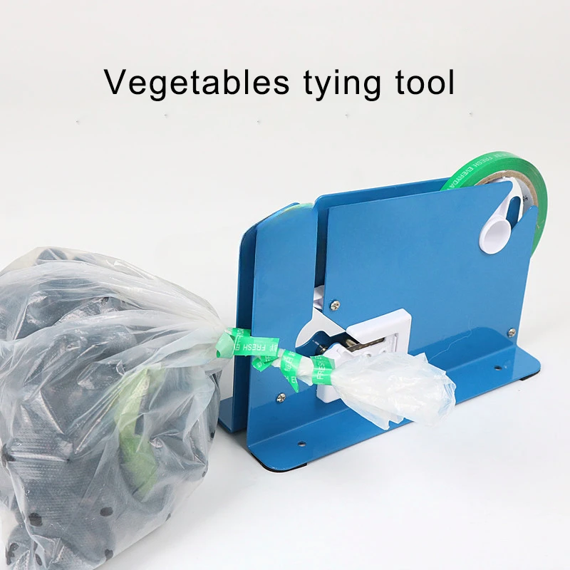 

Supermarket sealing machine plastic bag tape bundle up tying tool bulk weighing bag tying sealer kitchen sealing clip