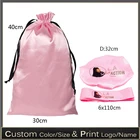 Новая шелковая атласная девственная фотопленкаобручповязка на головуголовной уборшляпа с логотипом на заказ, Подарочная сумка на шнурке