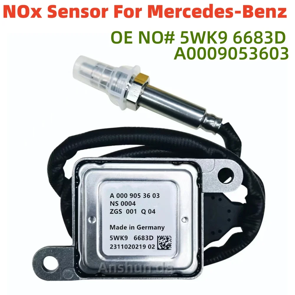 A 0009053603 5WK96683D 0009053503 Оригинальный датчик NOX для Mercedes-Benz W205 W166 GLE350 GLE400 ML350 CLA350