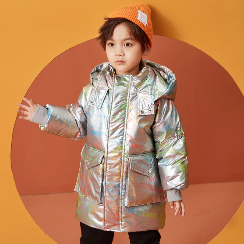

HSSCZL Boys duck down jackets 2022 new winter thicken small boy long kids baby coat outerwear overcoat children's clothes 2T-8Y