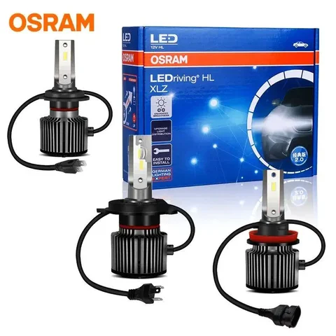 OSRAM H4 H7 H11 Светодиодные фары H8 9005/HB3 9006/HB4 9012 HIR2 Противотуманные фары 6000K 12V Автомобильные лампы с оригинальными чипами OSRAM CSP