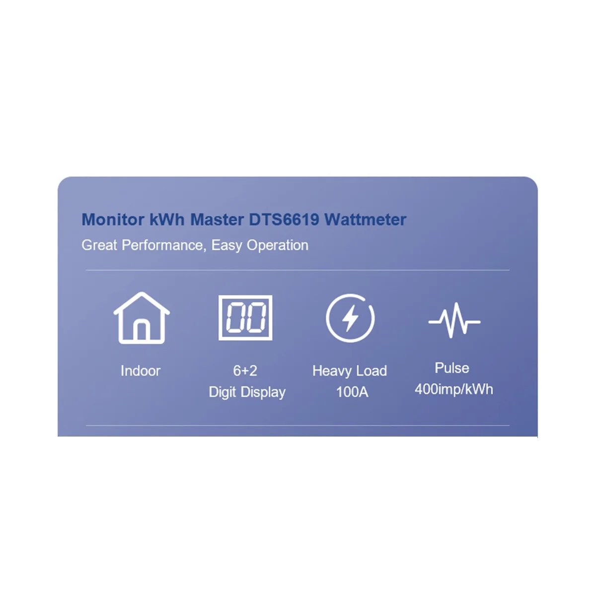 

Din Rail Electric Three Phase Energy Meter RS485 KWh Consumption Power Voltage Current Wattmeter Monitor Modbus(B)