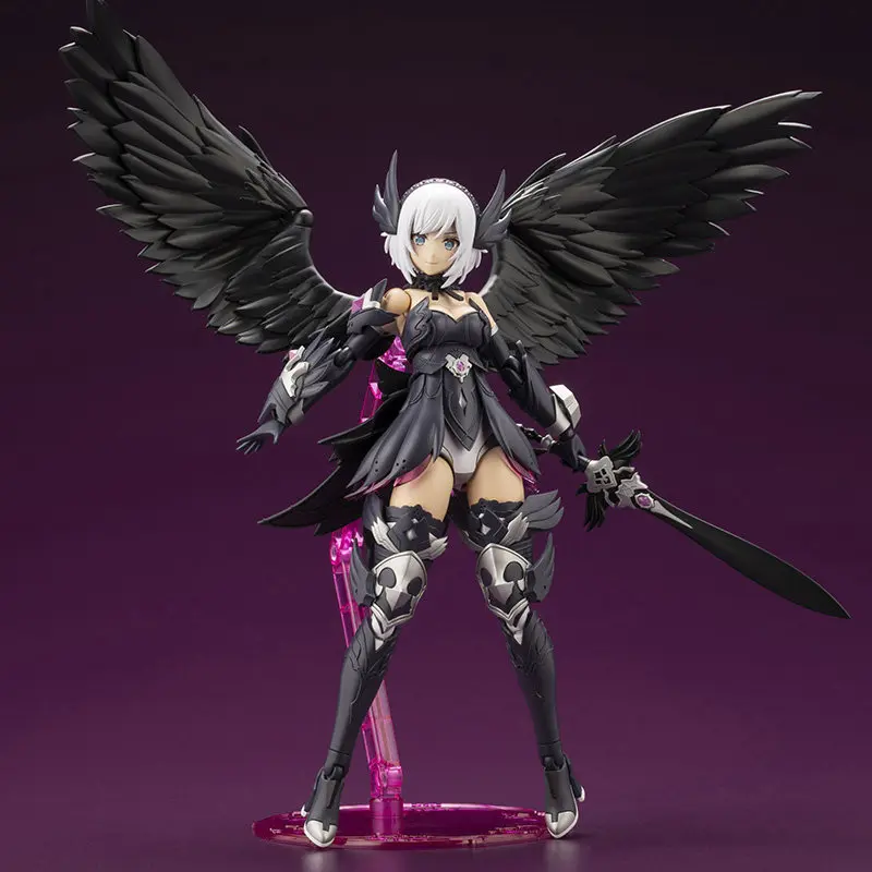 Фото Коллекционная аниме-фигурка Kotobukiya Arcanadia Lumitea Black Angel Mech Girl (пластиковый сборный конструктор AR010) для демонстрации №2
