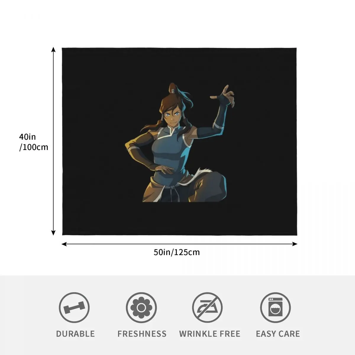 Фото Плед Avatar Korra (Game) – универсальный уютный плед для любых случаев №4