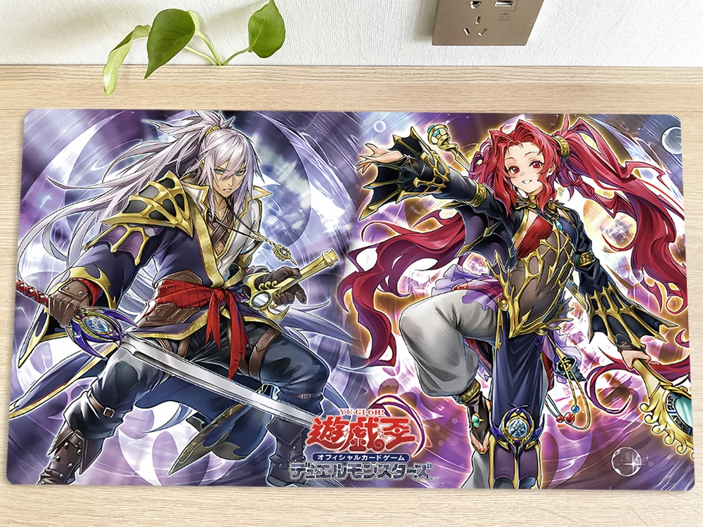 YuGiOh Playmat Emilia Dance Priestess of The Nekroz TCG CCG Mat Avance Swordsman Карточный игровой коврик Коврик для